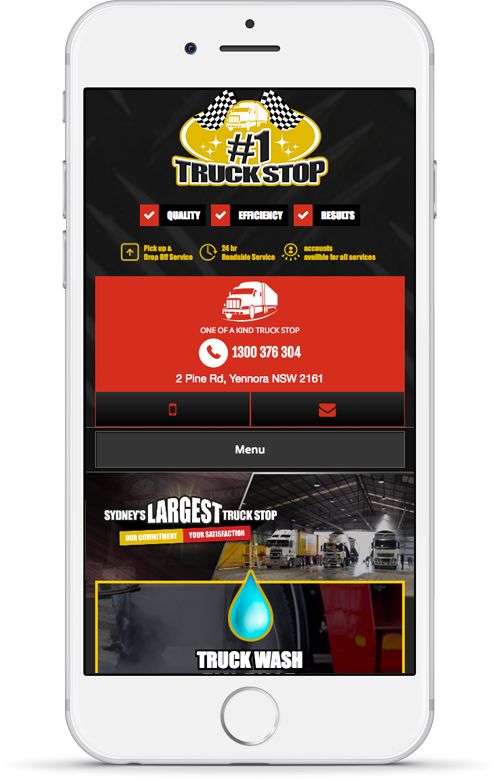 #1 Truck Stop Mobile Website